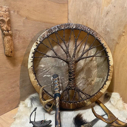 Clearance!Shaman Drum with Drum Stick Spiritual Healing Sound Healing Tool